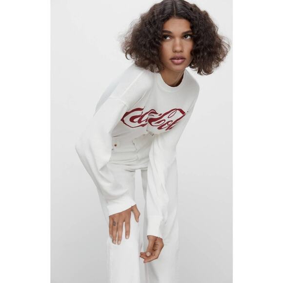 ZARA THE BLISS STRAIGHT JEANS ECRU - Picture 3 of 12